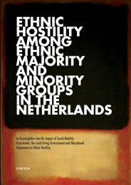 Ethnic Hostility among Ethnic Majority and Minority Groups