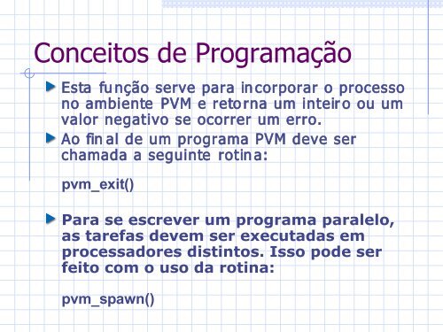 PVM - DCC - UFRJ