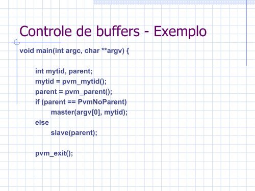 PVM - DCC - UFRJ