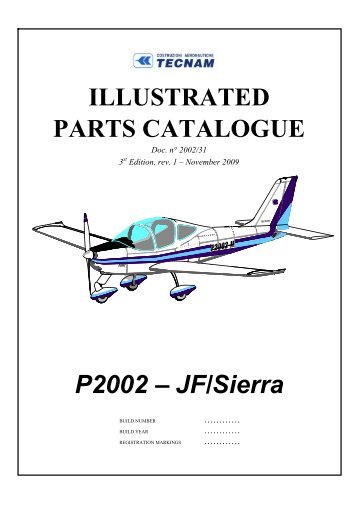 ILLUSTRATED PARTS CATALOGUE P2002 – JF/Sierra