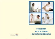Broşura conciliere - Ministerul Muncii, Familiei şi Protecţiei Sociale
