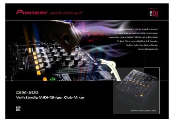 Pioneer DJM-800 - Power Projekt