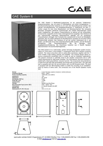 GAE System 6 - Ultra-Schall EventService