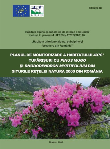 Recomandari de monitorizare habitat 4070