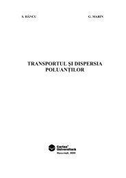 TRANSPORTUL ŞI DISPERSIA POLUANŢILOR - ArsAcademica