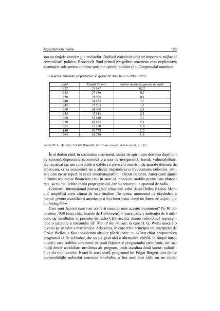 Argument - Facultatea de Stiinte Politice – Universitatea Crestina