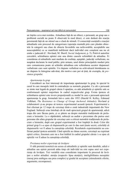 Argument - Facultatea de Stiinte Politice – Universitatea Crestina