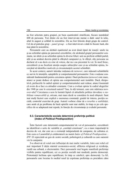 Argument - Facultatea de Stiinte Politice – Universitatea Crestina