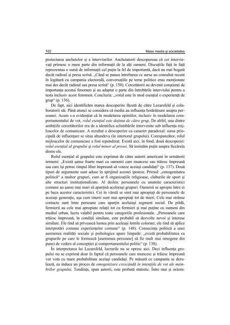Argument - Facultatea de Stiinte Politice – Universitatea Crestina