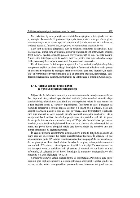 Argument - Facultatea de Stiinte Politice – Universitatea Crestina