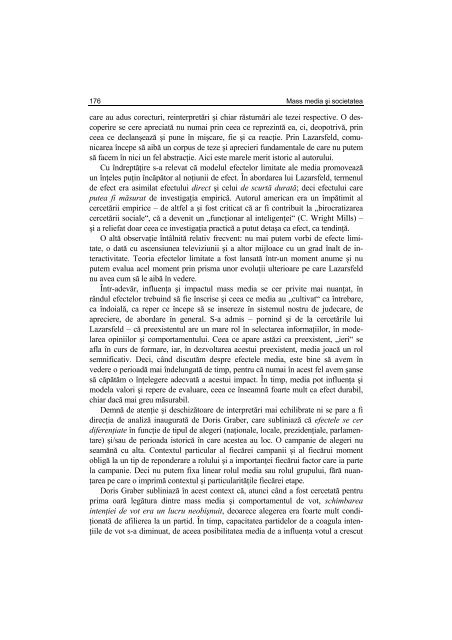 Argument - Facultatea de Stiinte Politice – Universitatea Crestina