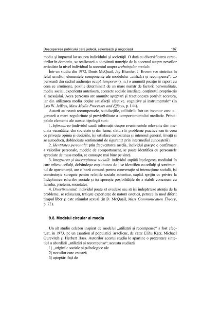 Argument - Facultatea de Stiinte Politice – Universitatea Crestina