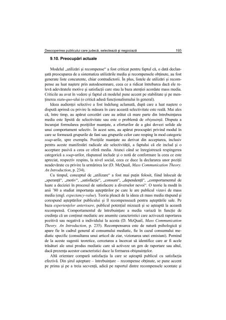 Argument - Facultatea de Stiinte Politice – Universitatea Crestina