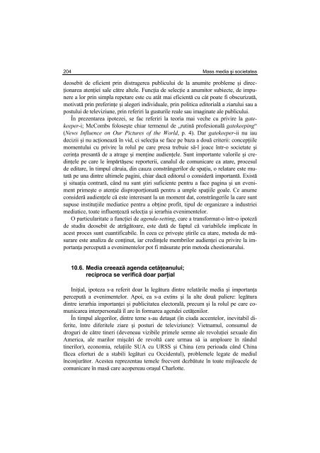 Argument - Facultatea de Stiinte Politice – Universitatea Crestina