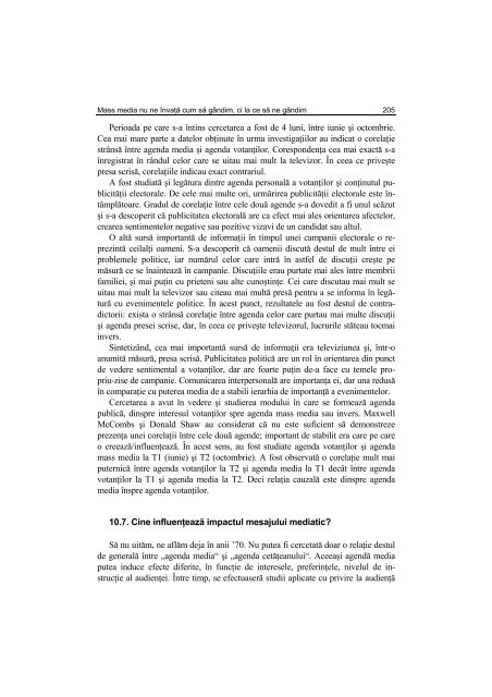 Argument - Facultatea de Stiinte Politice – Universitatea Crestina