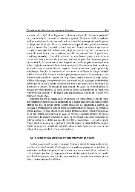 Argument - Facultatea de Stiinte Politice – Universitatea Crestina