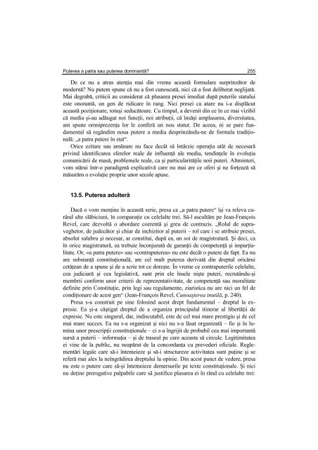 Argument - Facultatea de Stiinte Politice – Universitatea Crestina