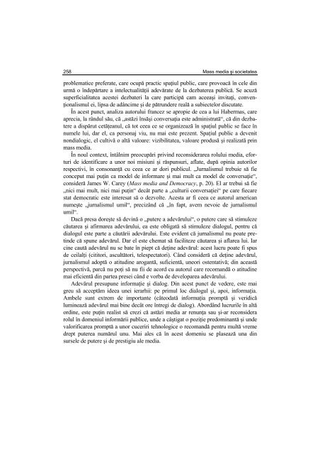 Argument - Facultatea de Stiinte Politice – Universitatea Crestina