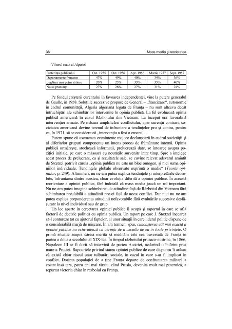 Argument - Facultatea de Stiinte Politice – Universitatea Crestina