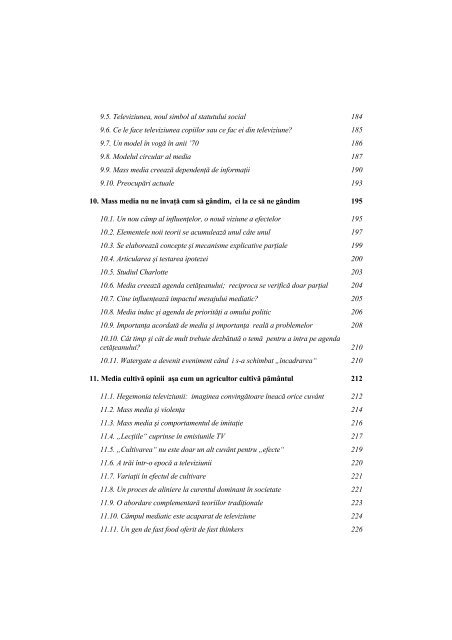 Argument - Facultatea de Stiinte Politice – Universitatea Crestina