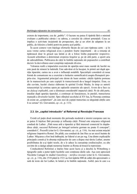 Argument - Facultatea de Stiinte Politice – Universitatea Crestina