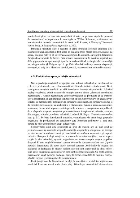 Argument - Facultatea de Stiinte Politice – Universitatea Crestina