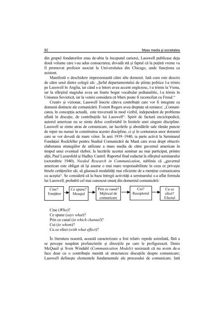 Argument - Facultatea de Stiinte Politice – Universitatea Crestina