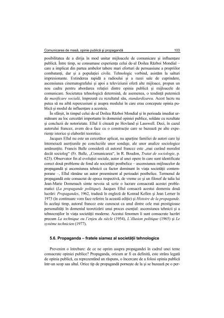 Argument - Facultatea de Stiinte Politice – Universitatea Crestina