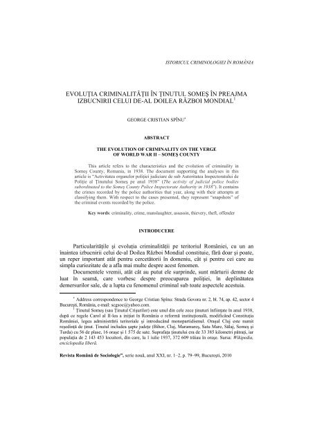 Art 7-Spanu.pdf - Revista Romana de Sociologie