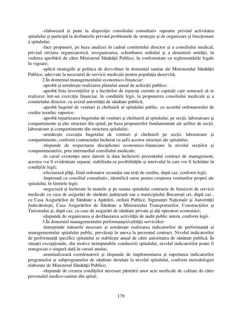 Regulament de Organizare si Functionare - Spitalul de Urgenta Bacau