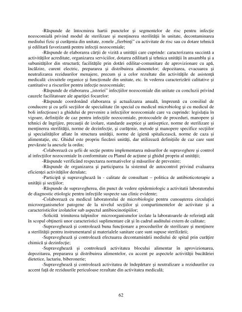 Regulament de Organizare si Functionare - Spitalul de Urgenta Bacau