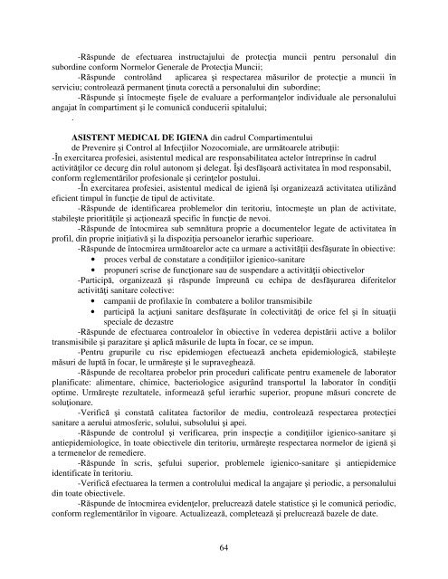 Regulament de Organizare si Functionare - Spitalul de Urgenta Bacau