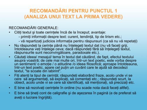 analiza unui text la prima vedere - TVR.RO