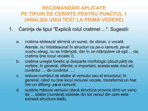 analiza unui text la prima vedere - TVR.RO