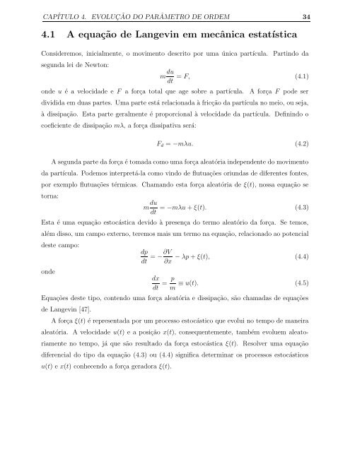 dinˆamica dissipativa da transic¸˜ao de desconfinamento - UFRJ