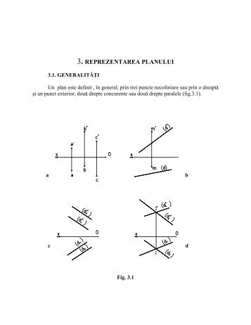 3. REPREZENTAREA PLANULUI