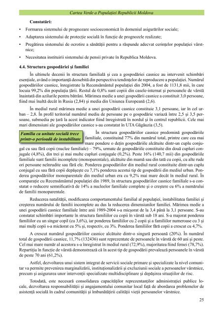 Cartea Verde a populatiei Republicii Moldova.indd - UNFPA Moldova