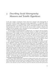 3 Describing Social Heterogeneity: Measures and Testable ...