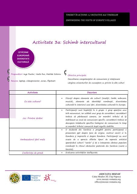 Activitati educative nonformale-ghid de bune practici