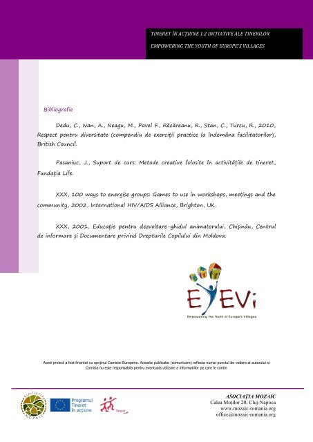 Activitati educative nonformale-ghid de bune practici