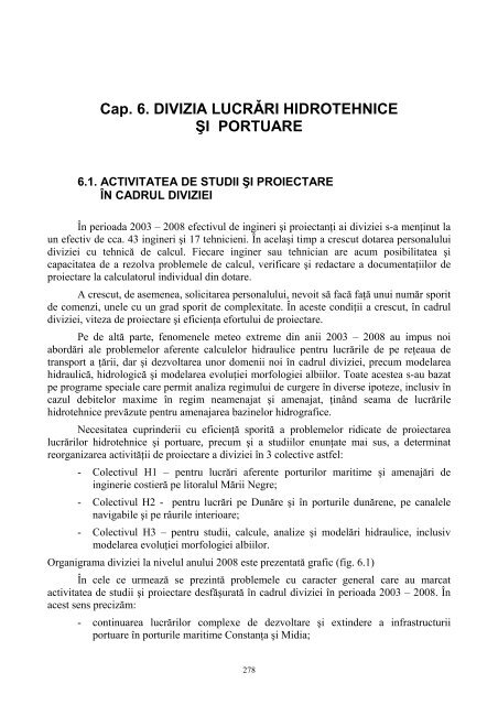 Cap. 6 DIVIZIA LUCRARI HIDROTEHNICE SI PORTUARE - iptana
