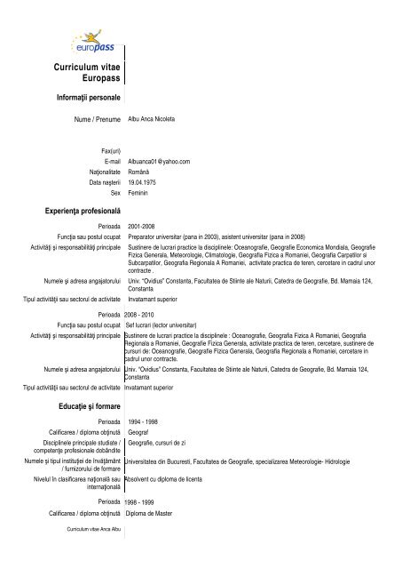 Curriculum Vitae (format PDF)