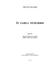 Prentice Mulford-In zarea nemuririi. - Totul Pentru Noi