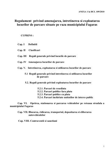 ROMÂNIA - Primaria Municipiului Fagaras