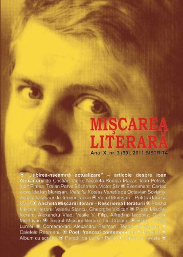 Nr. 3 / 2011 - Miscarea Literara