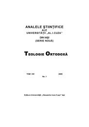 Analele Stiinţifice Facultatea De Teologie Ortodoxă