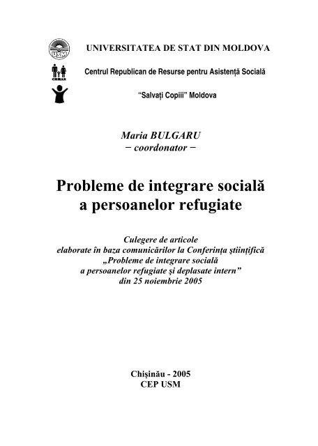 Probleme de integrare sociala a persoanelor refugiate.