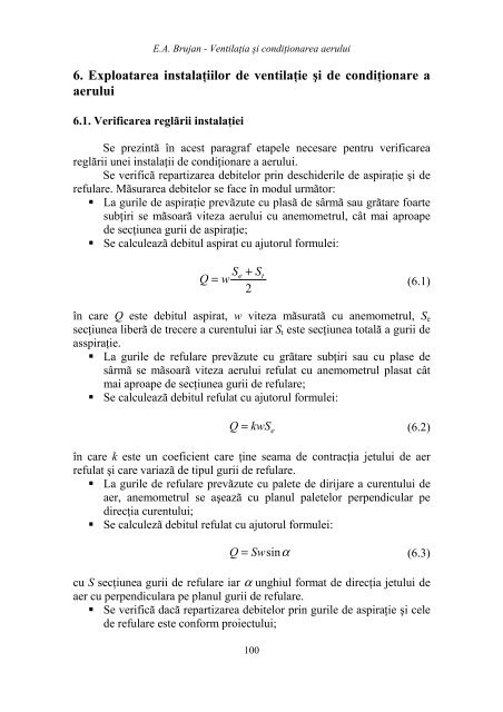 6. Exploatarea instalaţiilor de ventilaţie şi de condiţionare a ... - Ritech