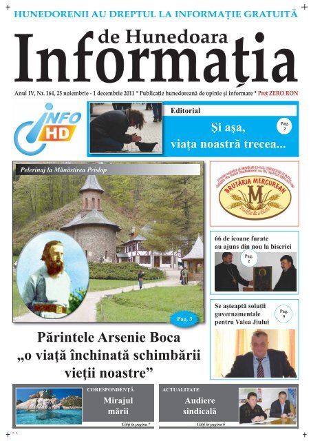PÄrintele Arsenie Boca O ViaÅ£Ä InchinatÄ SchimbÄrii VieÅ£ii Noastre