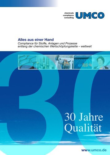3030 Jahre Qualität - UMCO Umwelt Consult GmbH